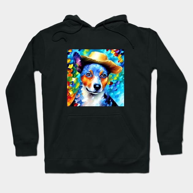 Heeler in a Hat Hoodie by ArtistsQuest